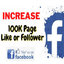 5000 Facebook page Like + Follower Real