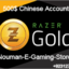 Razer Gold 500$ loaded Chinese Accounts