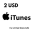 Tunes Gift Card USA 2 USD