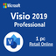 Microsoft Visio 2019 Pro 1PC [Retail Online]