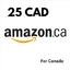 Amazon Canada 25 CAD Storable Card