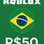 Roblox Gift Card Brazil 50 BRL | R$50 Brazil