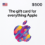 iTunes Gift Card 500$ USA
