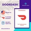 DoorDash Gift Card 25 USD - Door Dash Key