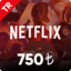 Netflix Gift Cards 750 TRY (Turkey) Stockable