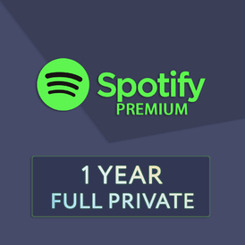 Spotify Premium 1 Year Upgrade (Private)