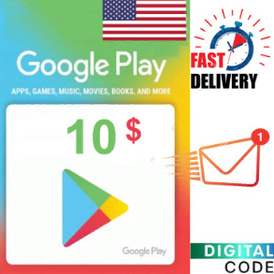 10 usd USA Google play gift card