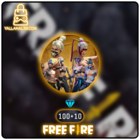 FREE FIRE 100+10 TOP UP DIRECT  BY ID