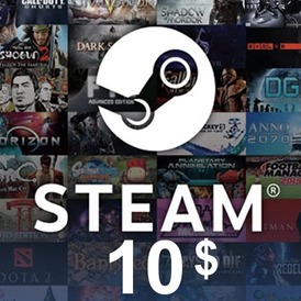 Steam Wallet Gift Card 10$ USD US Only