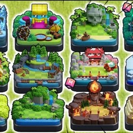 clash of clans sceneries (by account)