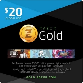 Razer Gold Global $20 with Serial