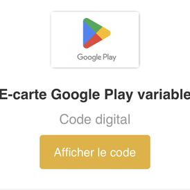 e-cart google play 45€ France