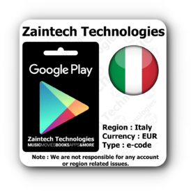 EUR 1 Google Play Italy (ITA) - €1