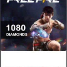 Free Fire 1080+108 Diamond Pins (Garena)