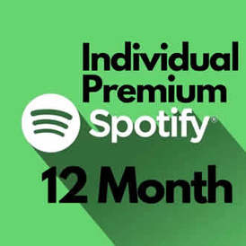 Spotify Premium Individual 12 Months ur id/pw