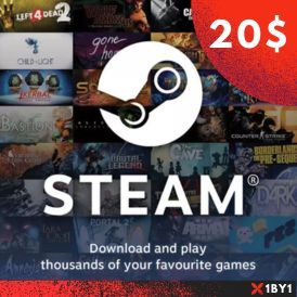 Steam Wallet 20$ USD