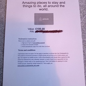 £100 Gift Card No Expiry