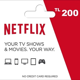Netflix Gift Card 200 TL Turkey