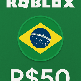 Roblox Gift Card Brazil 50 BRL | R$50 Brazil