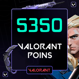 Valorant - 50$ / 5350 VP - Gift Card