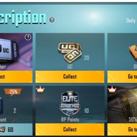 PUBG MOBILE PRIME PLUS SUBSCRIPTION (LOGIN)