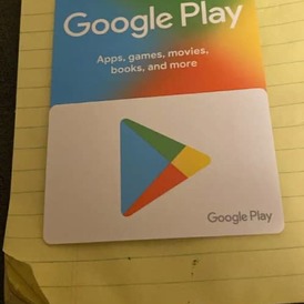 Google play gift card 50 USD