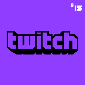Twitch Gift Card - $15 USD