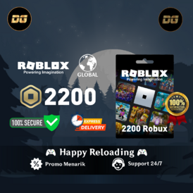 Roblox 2200 Robux Gift Card Global Region