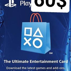 $60 PlayStation Gift Card pin