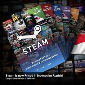 Steam Wallet Gift Card 8000 IDR (Indonesia)