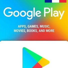 French Google play gift card 5€