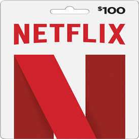 Netflix gift card USA 100 USD