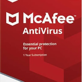 McAfee AntiVirus PC 1 Device 1 Year: GLOBAL