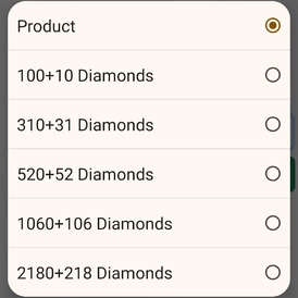 Free Fire 1166 Diamonds (Garena)