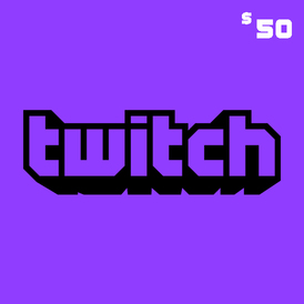 Twitch Gift Card - $50 USD