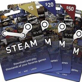 Steam Gift Card 50 QAR STOCKABLE