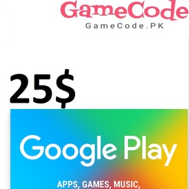 $25 Google Play Gift Card USA