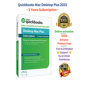 QuickBooks Mac Desktop Plus 2023 - Genuine Li