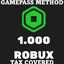 Roblox 1000 robux gamepass method tax covered