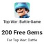 Top War: Battle game free 200 gems