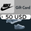 Nike $50 USD Gift Card