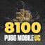 PUBG Mobile 8100 UC Voucher Global Pin