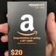 Amazon gift card 20 version (USA)