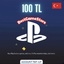 PSN TOP- UP ⚜️ 100 TRY
