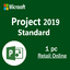 Microsoft Project 2019Standard 1PC [R Online]
