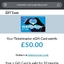 50 £ Ticketmaster e-giftcard