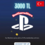PSN TOP- UP ⚜️ 3000 TRY