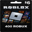Roblox Gift Card ,400 Robux, 6$ , Global