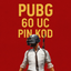 PUBG Mobile 60 UC Global  pin Code Storable