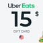 Uber Eats Gift Card 15$ USD Key -  USA
